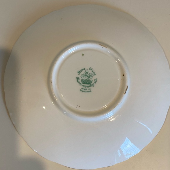 EUC VTG HAMMERSLEY BONE CHINA TEACUP AND SAUCER WITH A BEAUTIFUL FLORAL PATTERN - Picture 10 of 11